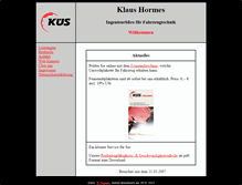 Tablet Screenshot of klaus-hormes.de